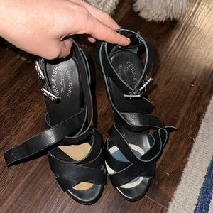 Kork-Ease 4” Black Leather Classic Double-strap